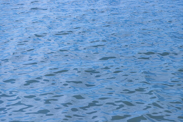 Wave pattern on the water surface