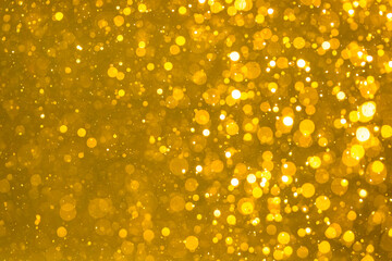 Gold abstract bokeh background