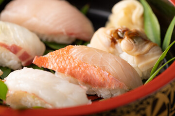 宅配のにぎり寿司