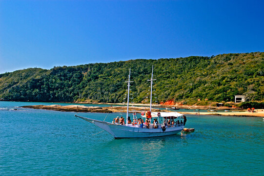 Passeio de escuna, B&uacute;zios, Rio de Janeiro
