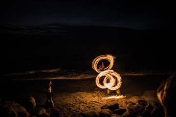 Fire dancer