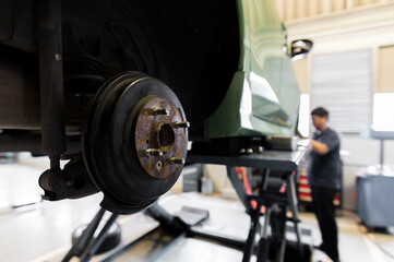 Obraz premium car repair and service center