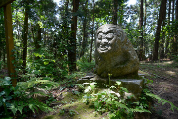 高取城の猿石　奈良県高取町