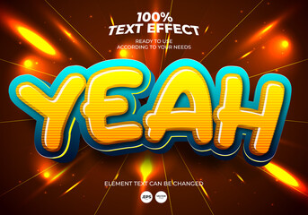 Yeah Text Effect