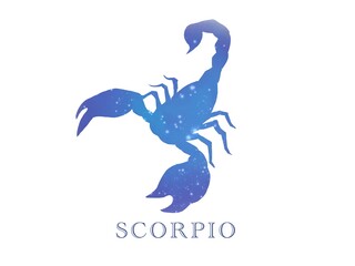 さそり座シルエットイラスト