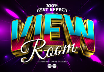 View Room Text Effect