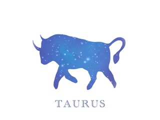 おうし座シルエットイラスト