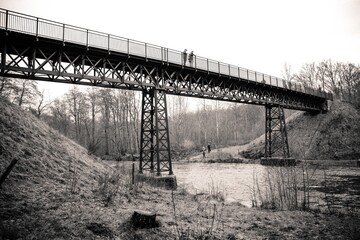 The old railway bridge in Denmark