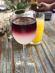 glass of red wine