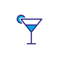 cocktail icon vector design trendy