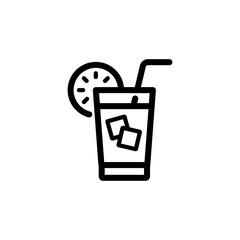cocktail icon vector design trendy