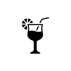 cocktail icon vector design trendy
