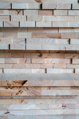 Wood timber construction material for background and texture.