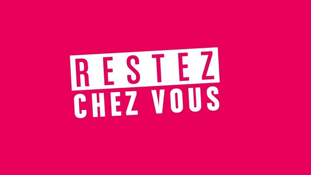 restez chez vous