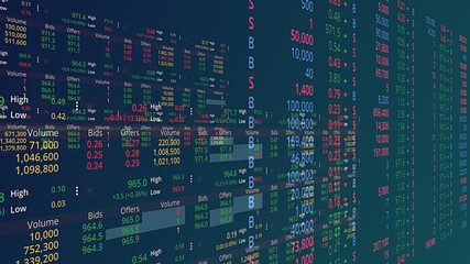 Global Stock Exchange, Streaming Trade Screen, Big data