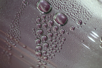 Water droplets in plastic bottle macro background high quality prints