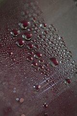 Water droplets in plastic bottle macro background high quality prints