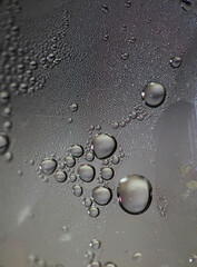 Water droplets in plastic bottle macro background high quality prints