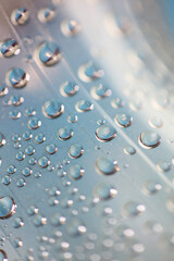 Water droplets in plastic bottle macro background high quality prints