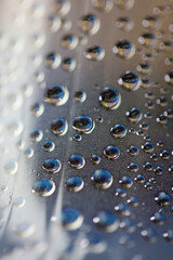 Water droplets in plastic bottle macro background high quality prints