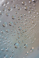 Water droplets in plastic bottle macro background high quality prints