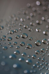 Water droplets in plastic bottle macro background high quality prints