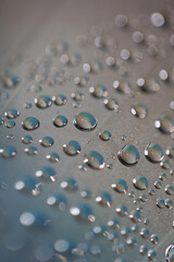 Water droplets in plastic bottle macro background high quality prints