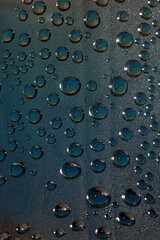 Water droplets in plastic bottle macro background high quality prints