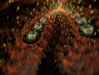 Imaginatory fractal background Image