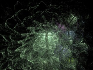 Imaginatory fractal background Image