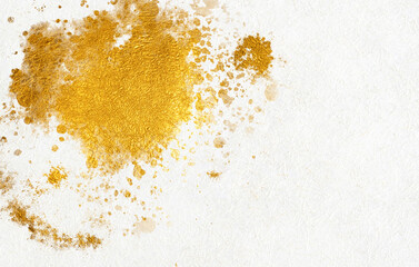 Background material Golden white mixed linen mixed paper Japanese style 4483