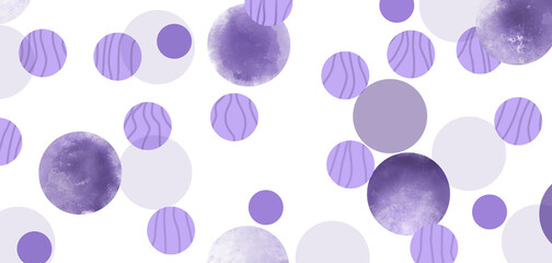 Circle pattern background.Purple shades.