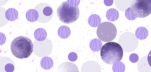 Circle pattern background.Purple shades.