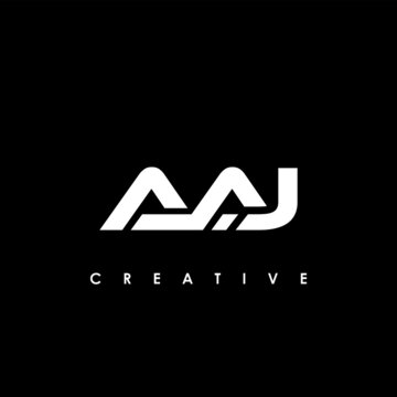 AAJ Letter Initial Logo Design Template Vector Illustration