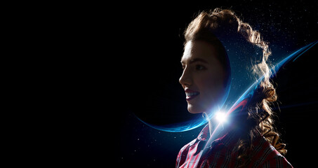 The universe within . Mixed media