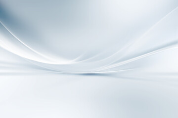 Futuristic decor white and soft gray background. Modern web style wallpaper. - 409184034