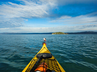 Escursione in kayak sul lago di Bolsena