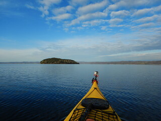 Escursione in kayak sul lago di Bolsena