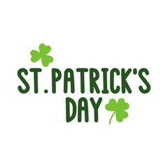 The inscription - St.Patrick day. It can be used for card, mug, brochures, poster, t-shirts, phone case etc.