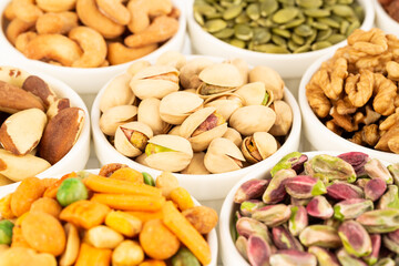 Various kind of nuts