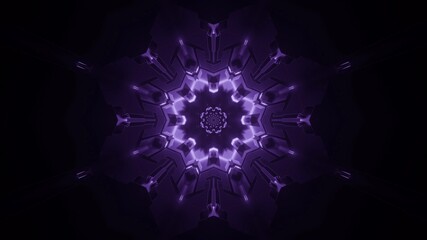 Abstract purple e space tunnel 3d illustration wallpaper background