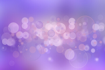 Abstract blurred vivid spring summer light delicate pastel blue pink bokeh background texture with bright soft color circles and bokeh lights. Card concept. Beautiful backdrop illustration.