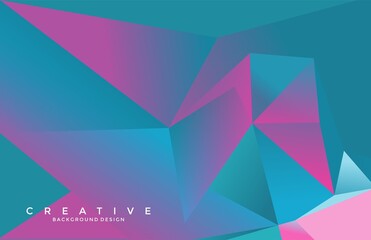 abstract futuristic vector origami geomtry illustation