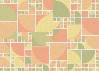 Abstract Geometric Pattern generative computational art illustration