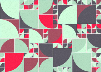 Abstract Geometric Pattern generative computational art illustration