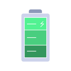 Battery icon vector