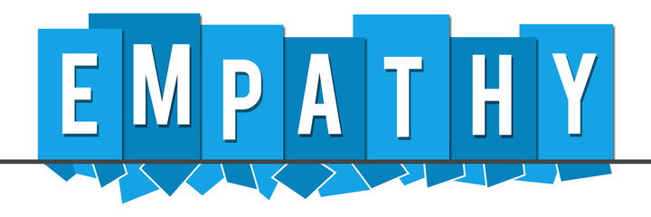 Empathy Blue Random Shapes Top Boxes 