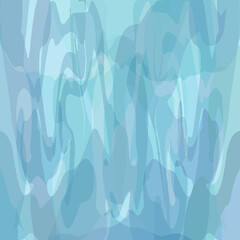 Fototapeta premium Blue green background texture with stained glass effect. Grunge watercolor painted in elegant faded banner design. Vector abstract artwork pattern.