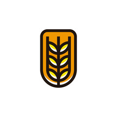 Modern Simple Farm and Garden Logo Icon Vector Design Template Isolated.