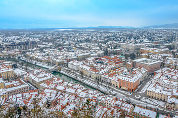 Obraz premium Ljubljana